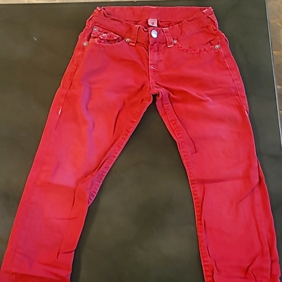 True Religion Slim Straight Jean's Men's Size 28 Authentic - Picture 2 of 5